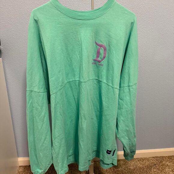 Disney Women's Green and Purple Sweatshirt - Picture 2 of 3